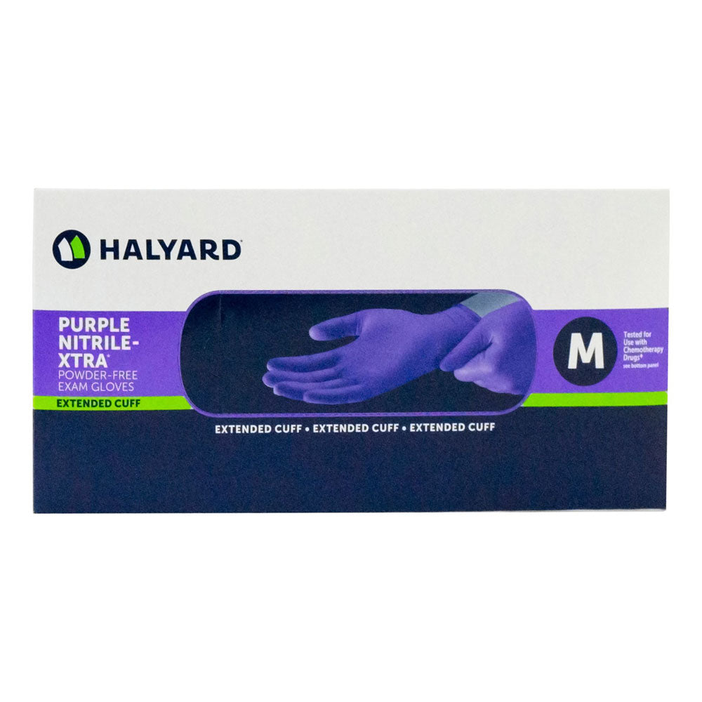 HALYARD Purple Nitrile-XTRA Gloves | GEKA Healthcare