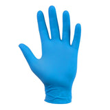 HALYARD BASICS* Blue Nitrile Examination Gloves - 20 boxes (2000 gloves)