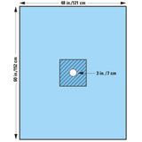 HALYARD Minor Procedure Fenestrated Drape 122x152cm - 40 pcs